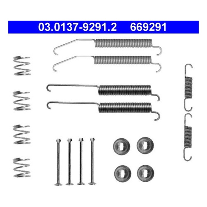 Set Accesorii, Sabot De Frana 03.0137-9291.2 Mitsubishi L200 Toyota Proace