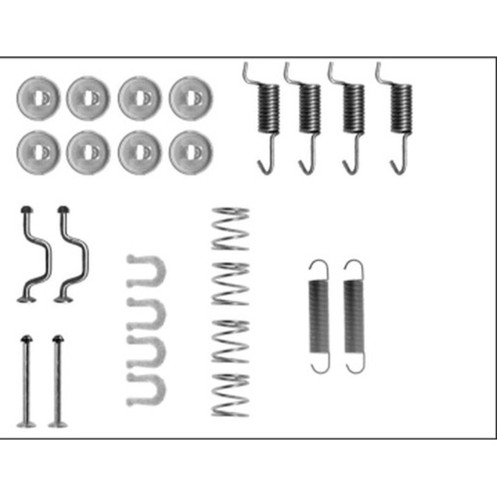 Fékpofa készlet, rögzítőfék 97043500 Daihatsu Altis Lexus Es/Rx Scion Tc Toyota Aurion/Avensis/Caldina/Camry/Opa