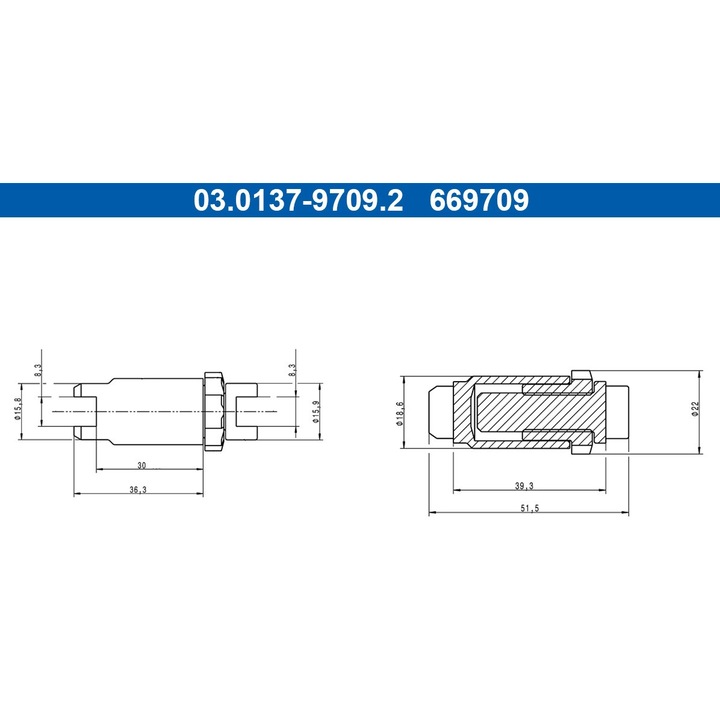 Set Accesorii, Saboti Frana Parcare 03.0137-9709.2 Vw Crafter/Grand California