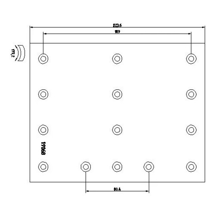 Set Garnituri De Frictiune, Frana Tambur 1906802 Renault Trucks K/Kerax Volvo B7/F12/F16/Fh12/Fh16/Fm10/Fm12/Fm7/N12