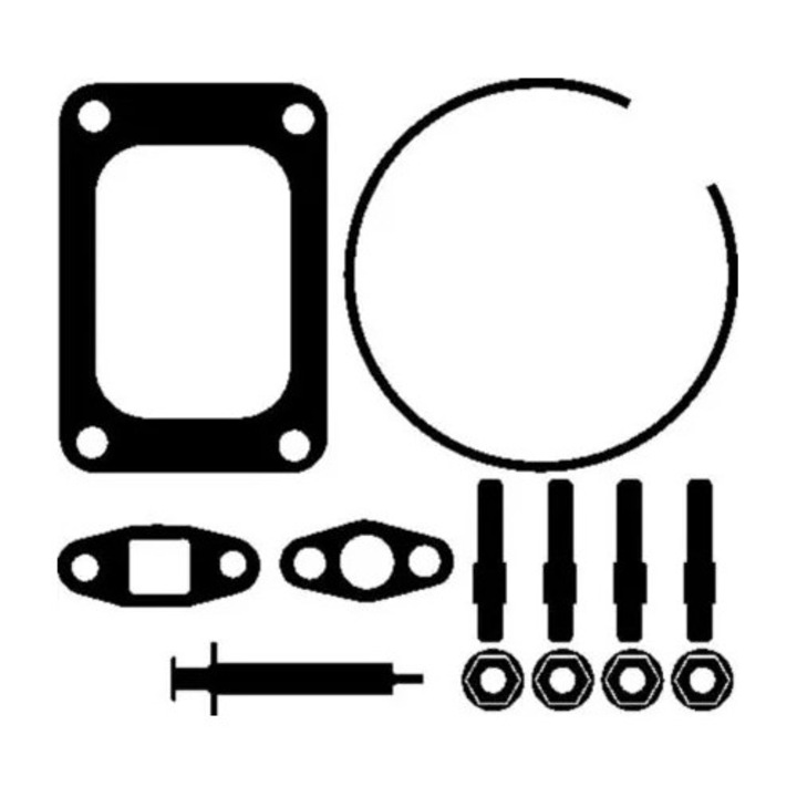 Set Montaj, Turbocompresor 037Ta15327000 Volvo 8500/A/B12/Fh12/Fl12/Fm12/Nh12