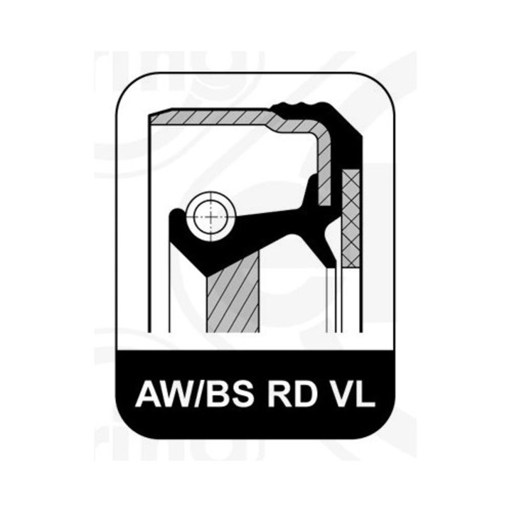 Tömítés, főtengely 553.272 Fap B-sorozat Hino F-sorozat Isuzu F/N Mercedes-Benz Accelo/Agl/Fpn/Hpn/Lk/Ln2/Lo/Lp/Mk/Ng