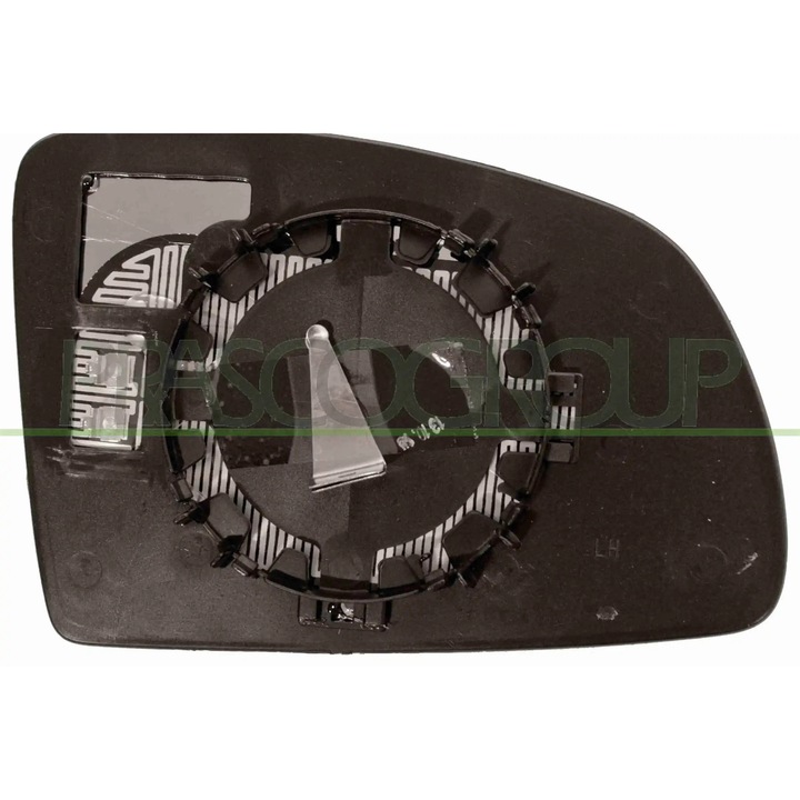 Стъкло за огледало, Външно огледало за обратно виждане ляво Op3507504 Opel Meriva A Vauxhall Meriva A