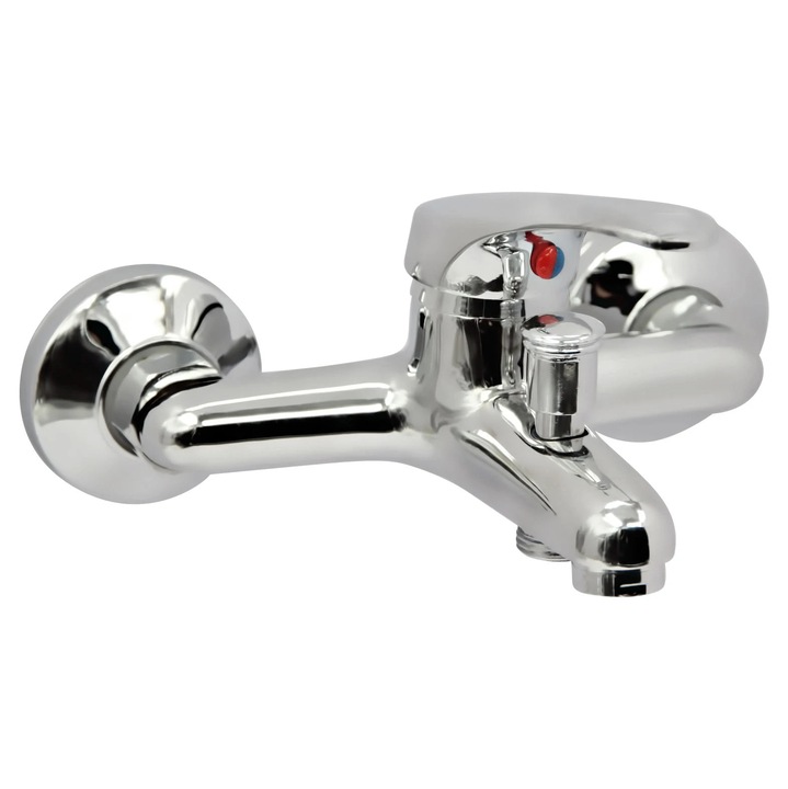 Baterie baie pentru cada / dus, Rena ZS54801-366 + accesorii, montaj aplicat, monocomanda, finisaj cromat