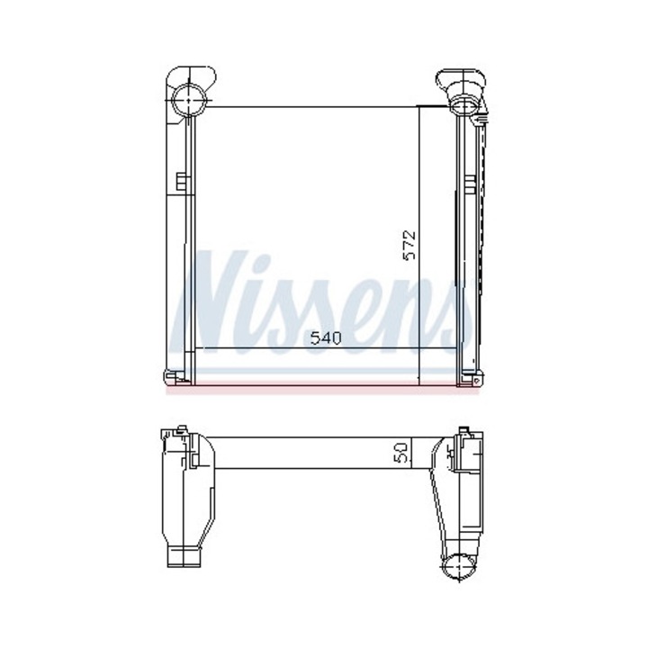 Levegőhűtő, Kompresszor 97007 Man L2000/M 2000 L