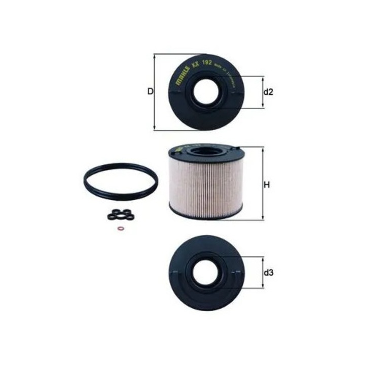 Üzemanyagszűrő Kx192D Audi Q7 Porsche Cayenne Vw Touareg