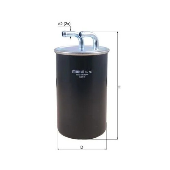 Üzemanyagszűrő Kl737 Mitsubishi Grandis/Lancer 8/Outlander 2