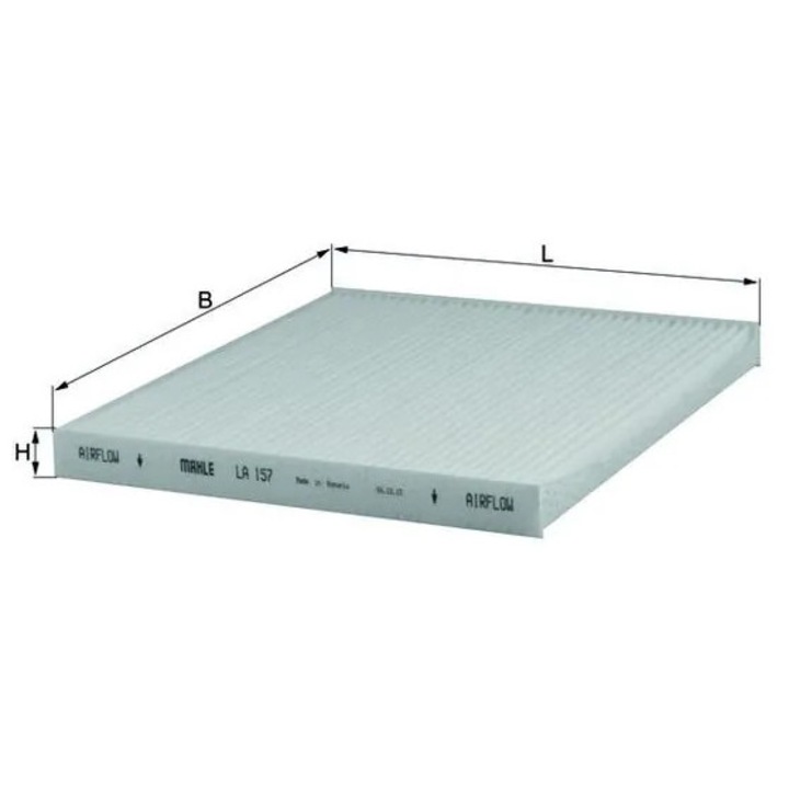 Filtru, Levegő, Utastér La157 Toyota Avensis/Avensis Verso/Corolla/Corolla Verso/Matrix