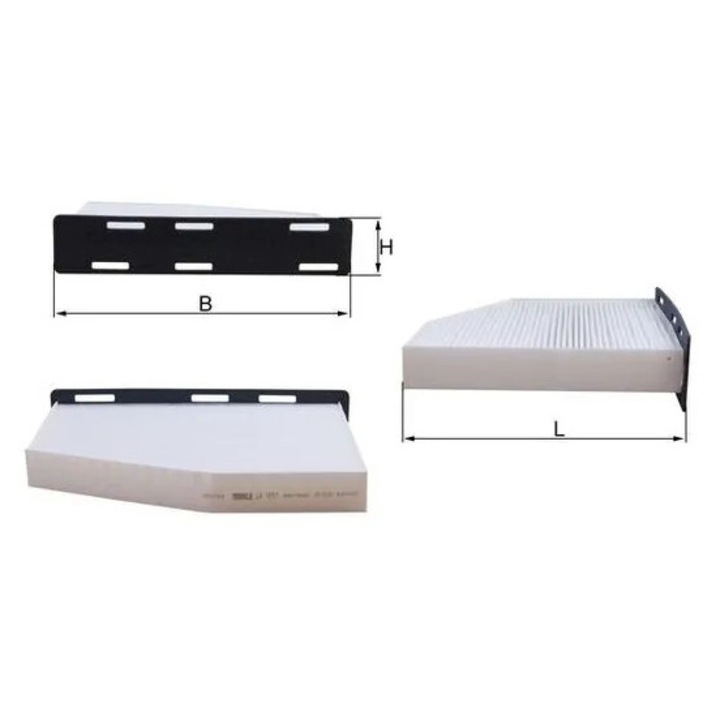 Filtru, Aer Habitaclu La181 Audi A3/Q3/Tt Seat Alhambra/Altea/Leon/Toledo 3 Skoda Octavia 2/Superb 2/Yeti Vw Beetle/Eos