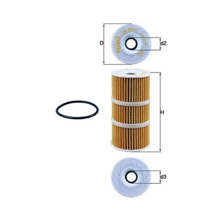 Olajszűrő Ox389/1D Fiat Talento Mercedes-Benz 10-Class/C-Class/C-Class T-Model/Marco Polo/Vito/Vito Mixto Nissan Nv300