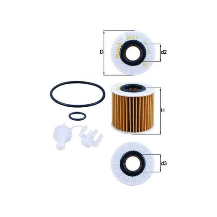 Маслен филтър Ox414D1 Lexus Es/Gs/Is 3/Lc/Ls/Nx/Rc/Rx Lotus Evora/Exige Toyota Alphard / Vellfire/Aurion/Avalon/Camry