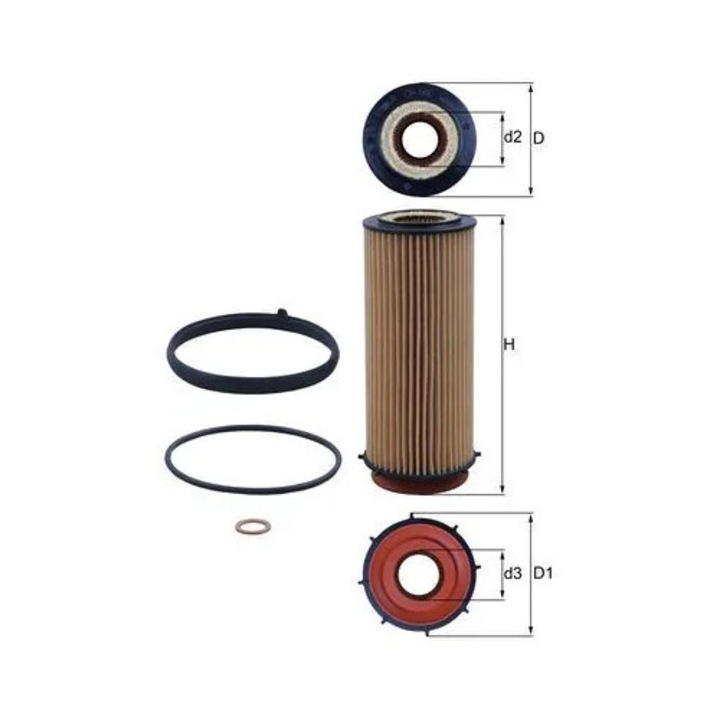 Olajszűrő Ox560D Bmw 3/5/5 Gran Turismo/7/X5/X6