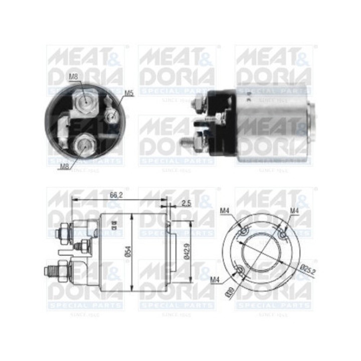 Solenoid, Electromotor 46131 Citroën Berlingo/Berlingo / Berlingo First/Berlingo Multispace/C1/C2/C2 Enterprise/C3 1/C4