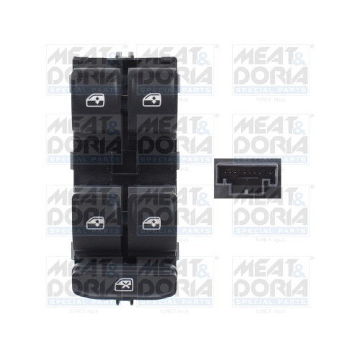 Comutator, Macara Geam Fata Stanga 26482 Vw Golf 7/Golf Alltrack 7/Golf Sportsvan 7/Passat Alltrack B8/Passat B8/T-Roc