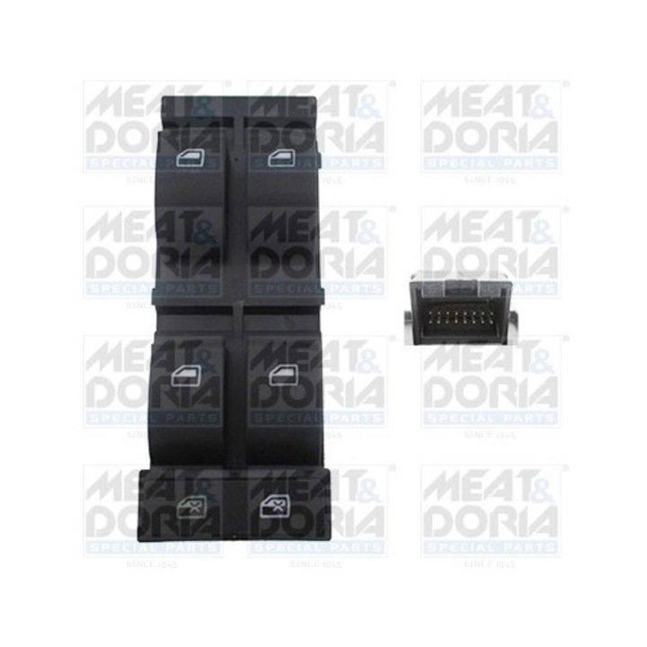 Прекъсвач, стъклоповдигач преден ляв 26143 Audi A3/A6 C5/Allroad C5