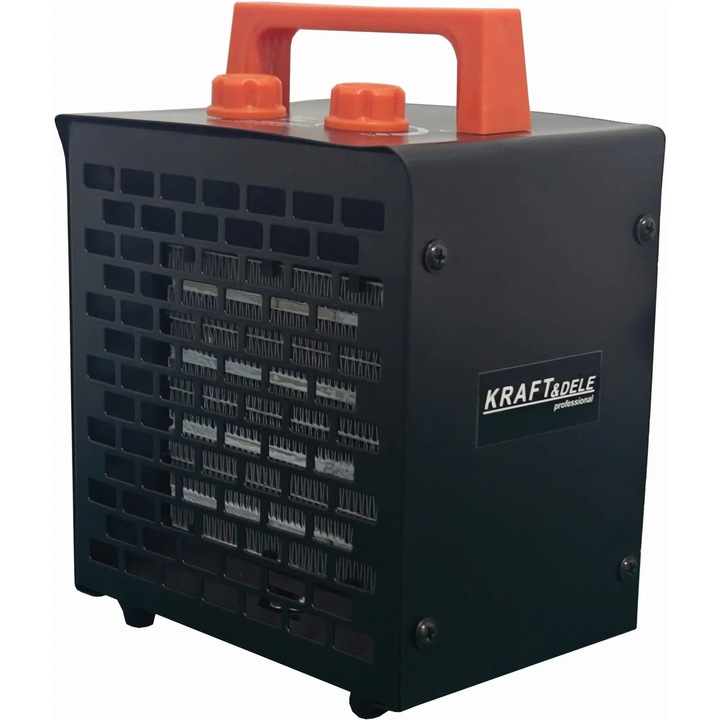 Elektromos fűtőtest Kraft&Dele KD11990, 2500W, állítható termosztát, 145x140x184mm, kompakt kialakítás