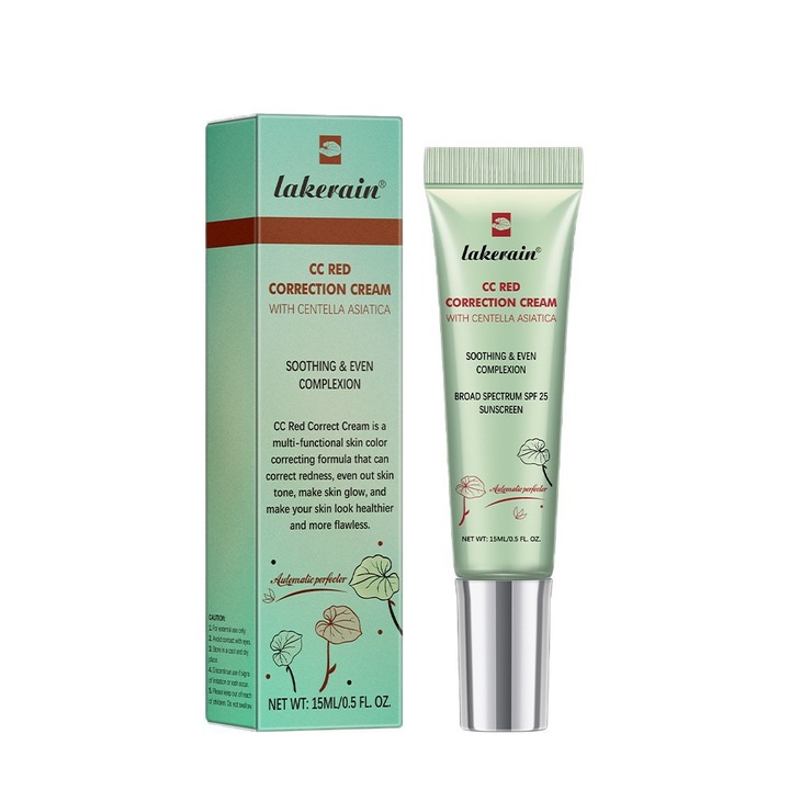 Alapozó és sminkalap, Lakerain, 15 ml, egyenletes fedés, hidratálás, természetes árnyalat