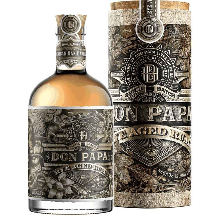 Rom Don Papa Rye Cask, 0.7l, 45%, Dark, Filipine