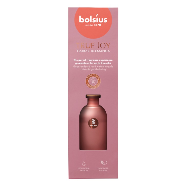 Bolsius True Joy Floral Blessing nádolaj diffúzor, 80ml