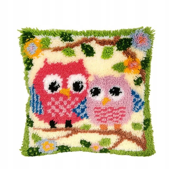 Set Creativ Perna Diy, Habarri, Material: Bumbac, Fir Acrilic, Greutate: 0,8 Kg, Nivel De Dificultate: 6/7, Varsta Recomandata: 10+, Dimensiuni: 41 cmx41 cmx9,5 cmx20,5 cm, Multicolor