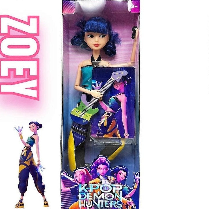 Figurina K-POP Demon Hunter Girl Group Lumimira Zoe, set 3 piese
