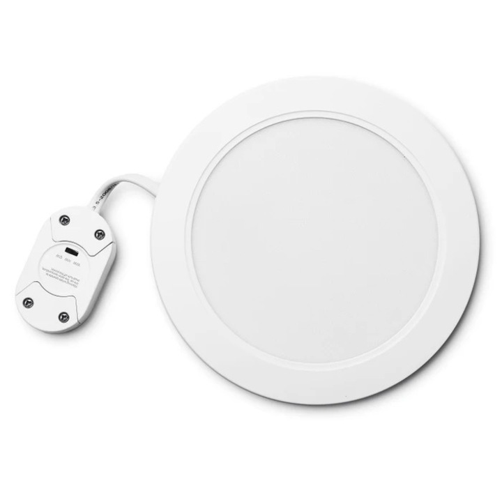 Süllyesztett LED spotlámpa, 18 W, fehér, kerek, D170 mm, IP20