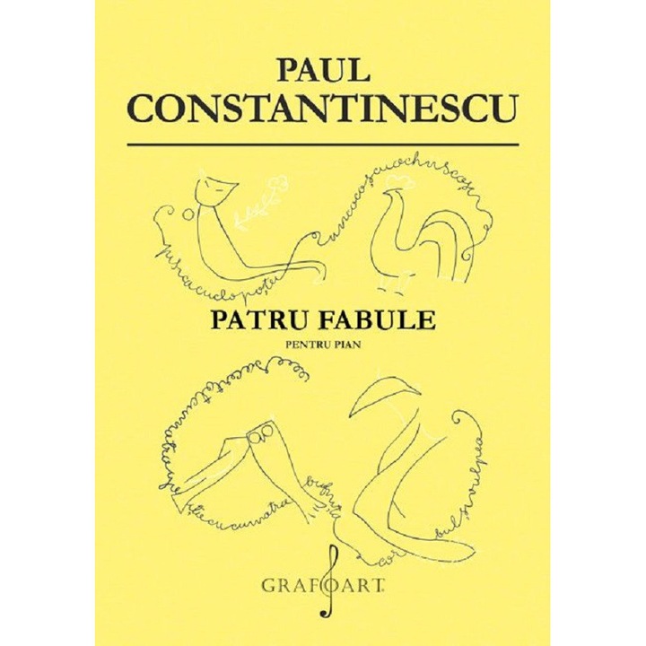 Patru Fabule Pentru Pian - Paul Constantinescu