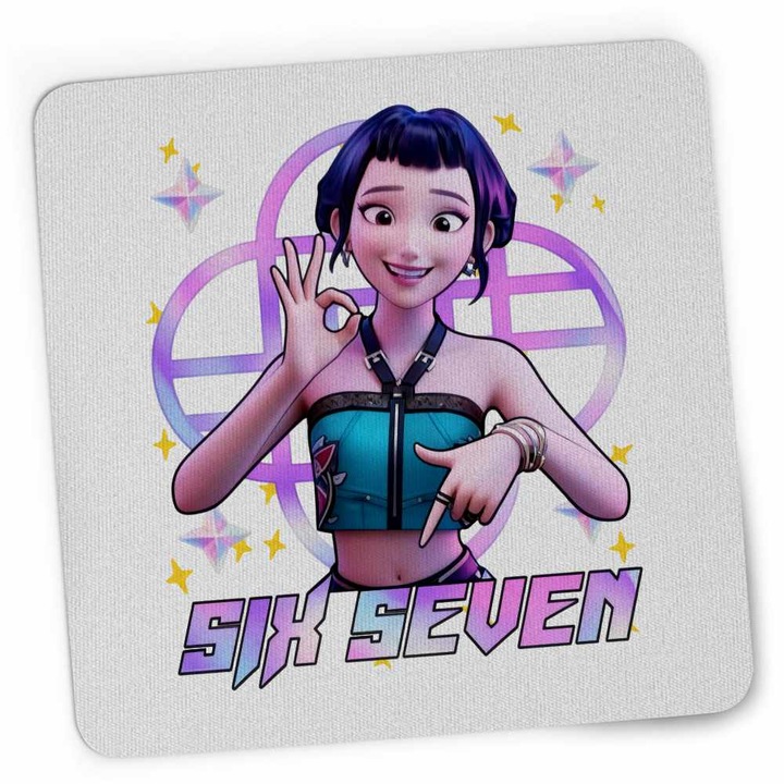 Mousepad Six Seven Huntrix Zoey 67 Demon Hunters Kpop CoolTrend, 21x19cm