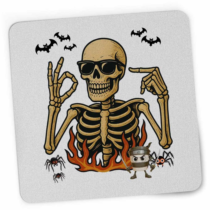Mousepad Six Seven Schelet Horror 67 Halloween CoolTrend, 21x19cm