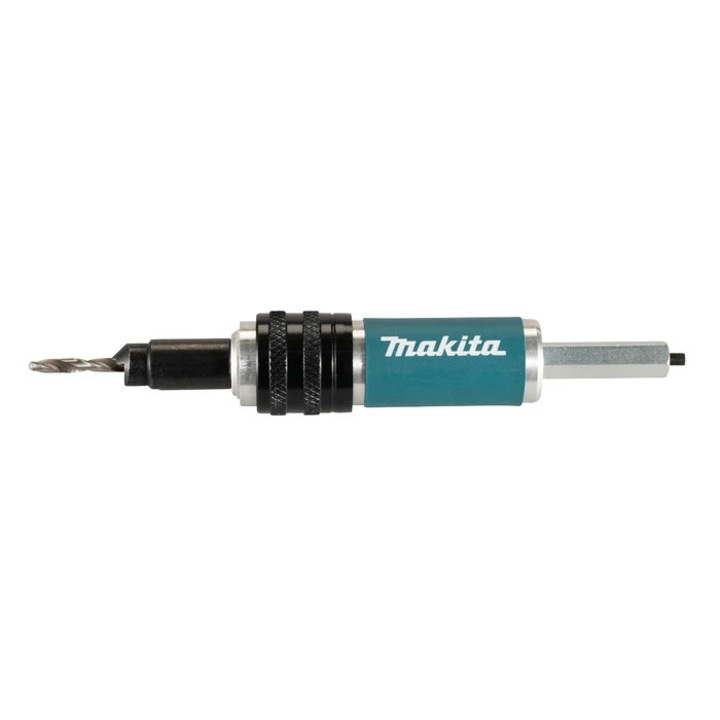 Set 3 accesorii pentru gaurire, Makita, burghiu 2.8 mm, adaptor reversibil, multicolor