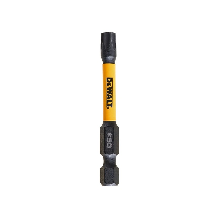 Set 5 biti DeWalt Flextorq, Torx T30, 57 mm, prindere hexagonala 1/4 inch