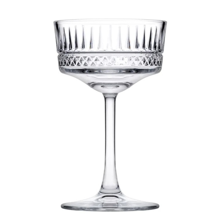 Комплект чаши за шампанско Elysia, 260 мл, стъкло, 16.4x10.1 см, 4 броя