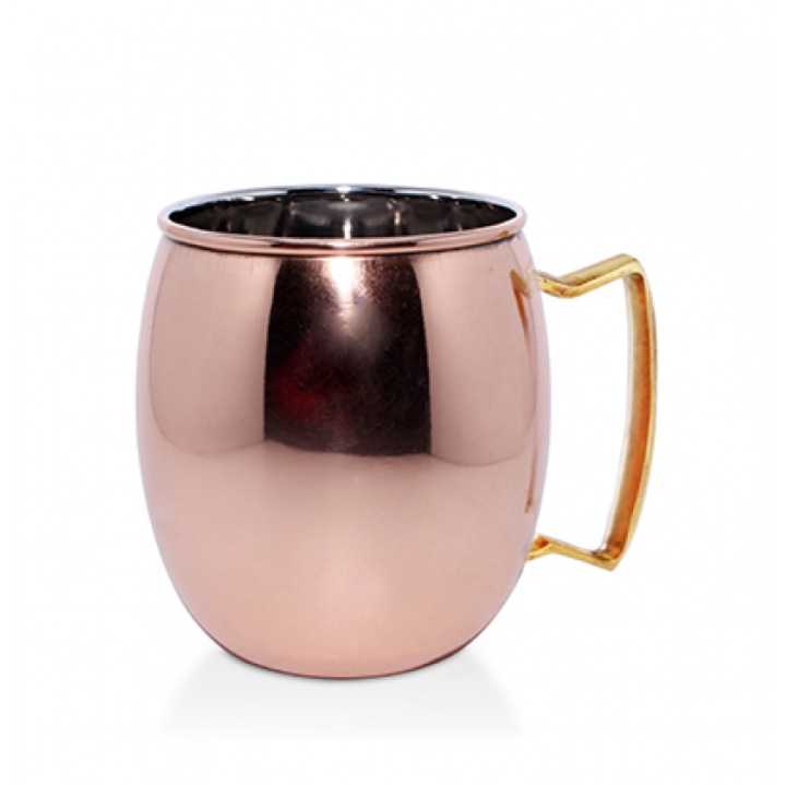 Halba Culinaro Moskow inox cu strat cupru, 600ml, 8x9.5cm
