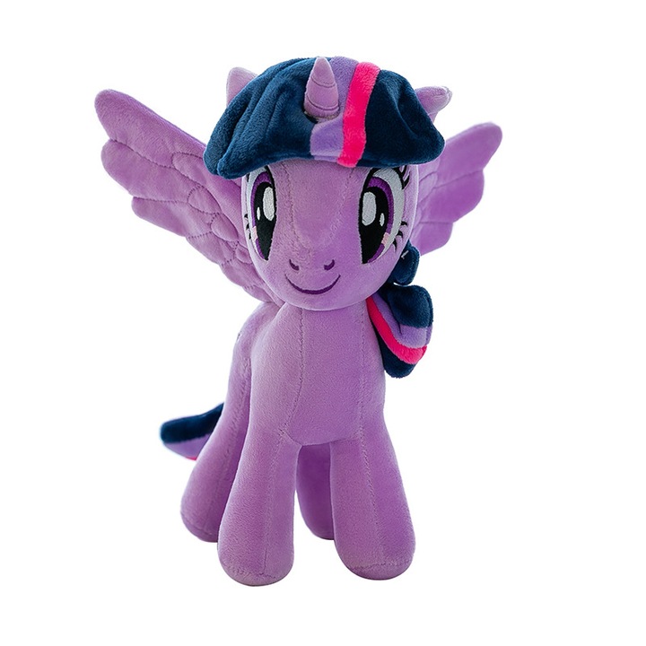 Плюшена играчка My Little Pony, Twilight Sparkle, 30см, лилава, комплект 1 брой
