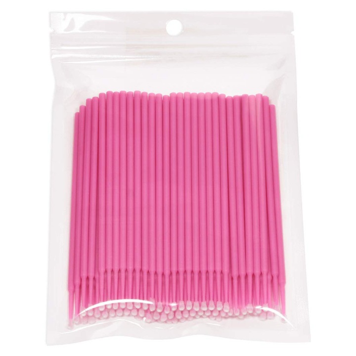 Aplicatoare gene HERUSI mini roz 1.5mm set