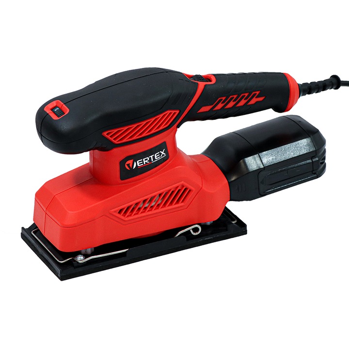 Slefuitor oscilant Vertex VSO30001, 300W, 6000-13000 miscari/min, 90x187mm, set cu recipient pentru praf si foaie abraziva