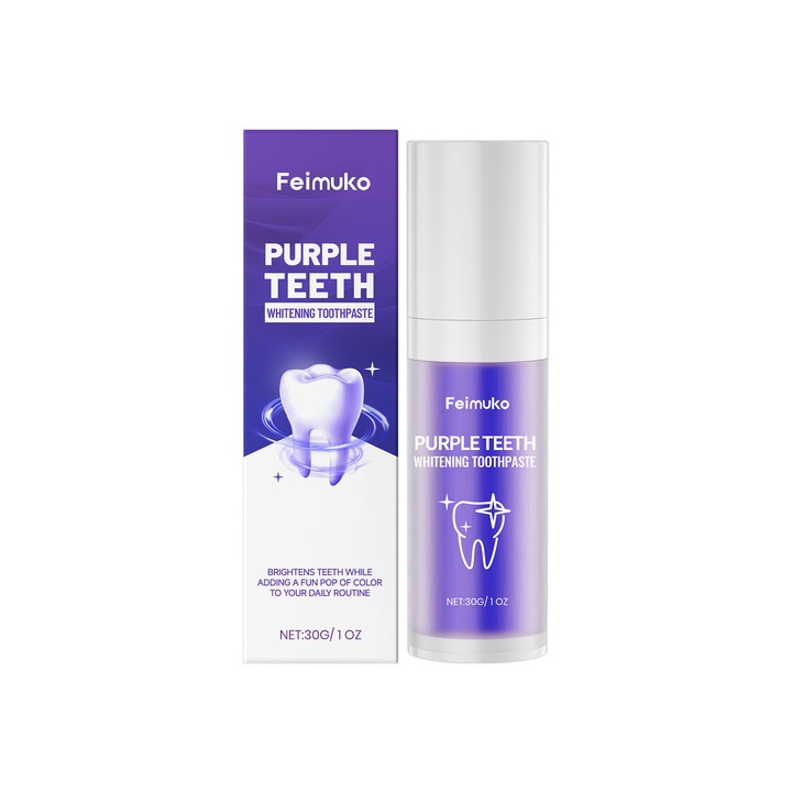 Lila Fogkrém, Friss Lehelet, Ínyvédelem és Zománcápolás, Napi Tisztítás, Szájhigiéniai Ápolás, 30g