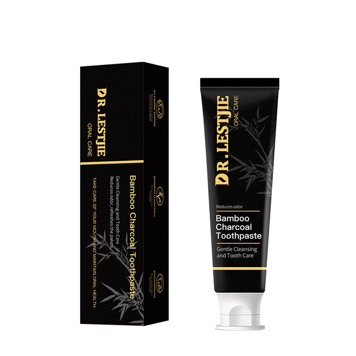 Bambusz Szén Fogkrém, Sárgulás és Folteltávolítás, Friss Lehelet, Napi Szájápolás, 120g