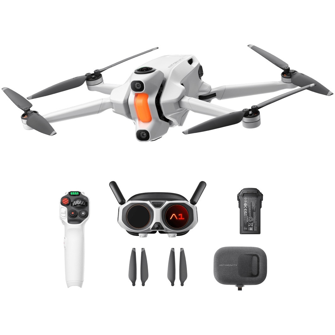 Drona Antigravity A1, 8K, 360 Video, Standard Bundle