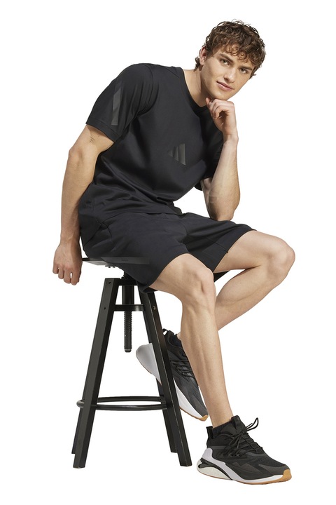 adidas Sportswear, Pantaloni scurti cu buzunare, Negru