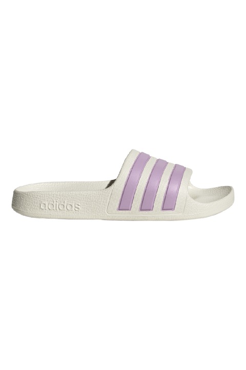 adidas Sportswear, Papuci cu talpa ergonomica Adilette, Lila/Alb murdar