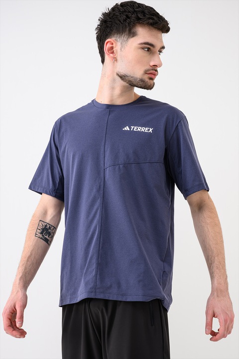 adidas Performance, Тениска за хайкинг Terrex, Петролно синьо