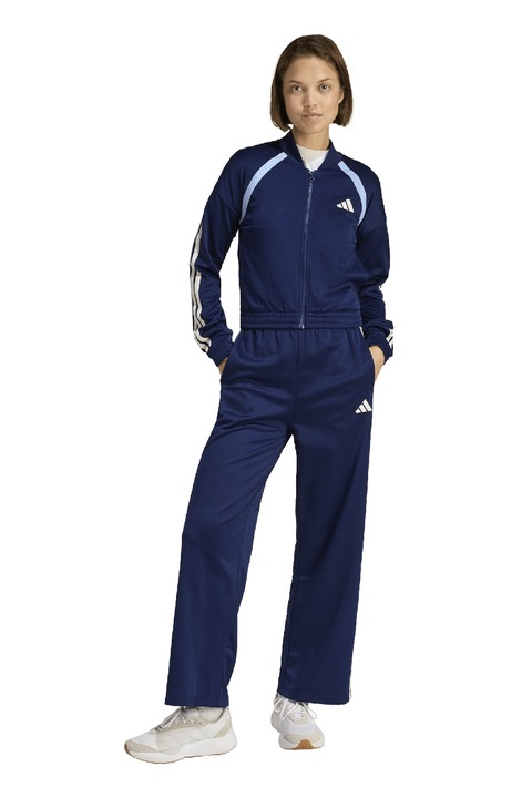 adidas Sportswear, Спортен екип Teamsport с лого и цип, Тъмносин