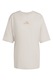 adidas Performance, Tricou cu maneci cazute pentru fitness, Crem
