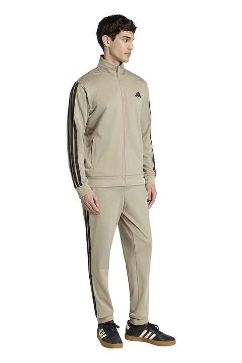 adidas Sportswear, Trening cu logo brodat, Bej deschis