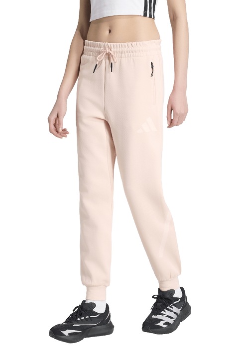 adidas Sportswear, Z.N.E. szabadidőnadrág cipzáros zsebekkel, Barackszín