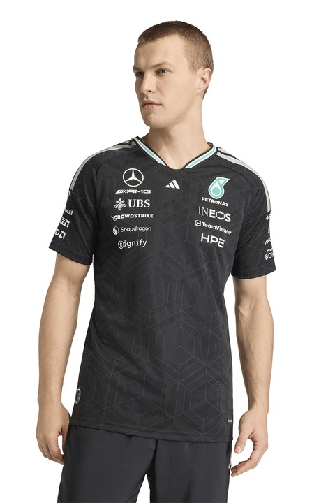adidas Performance, Тениска за моторни спортове Mercedes-AMG Petronas Formula 1, Бял/Черен