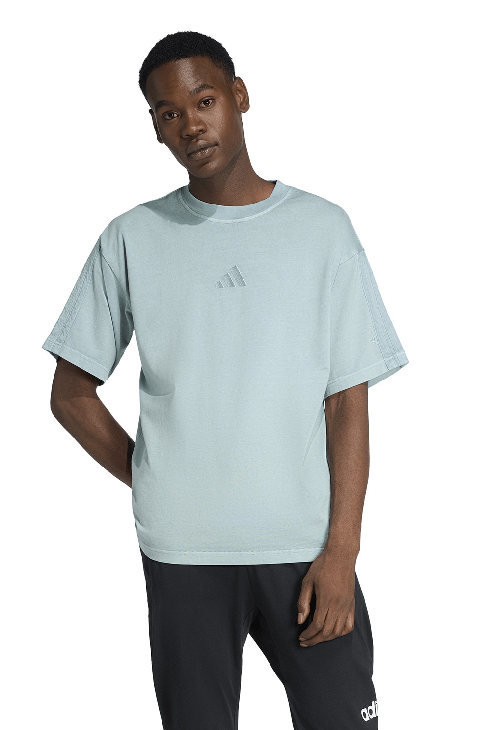 adidas Sportswear, Tricou lejer de bumbac ALL SZN, Verde menta, XS