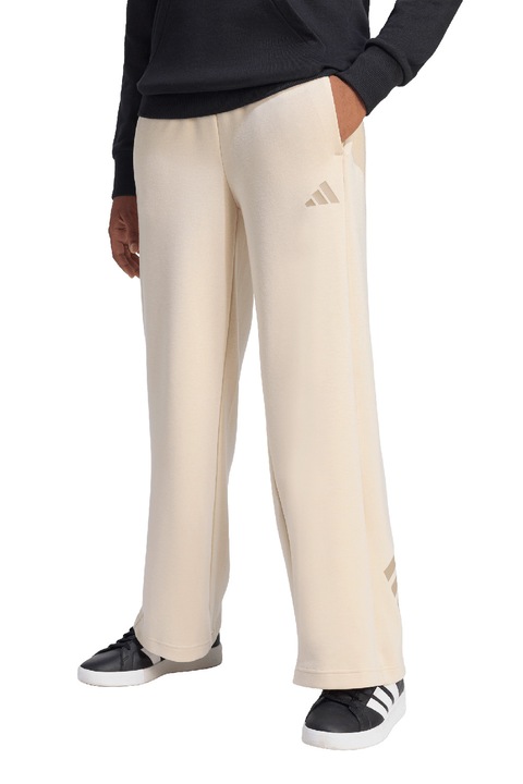 adidas Sportswear, Rugalmas derekú nadrág, Homokbarna