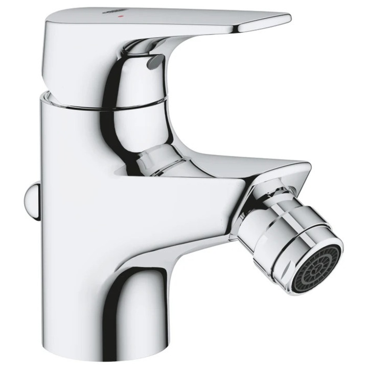 Baterie baie pentru bideu Grohe Start Flow 23770000, cu ventil, monocomanda, finisaj cromat